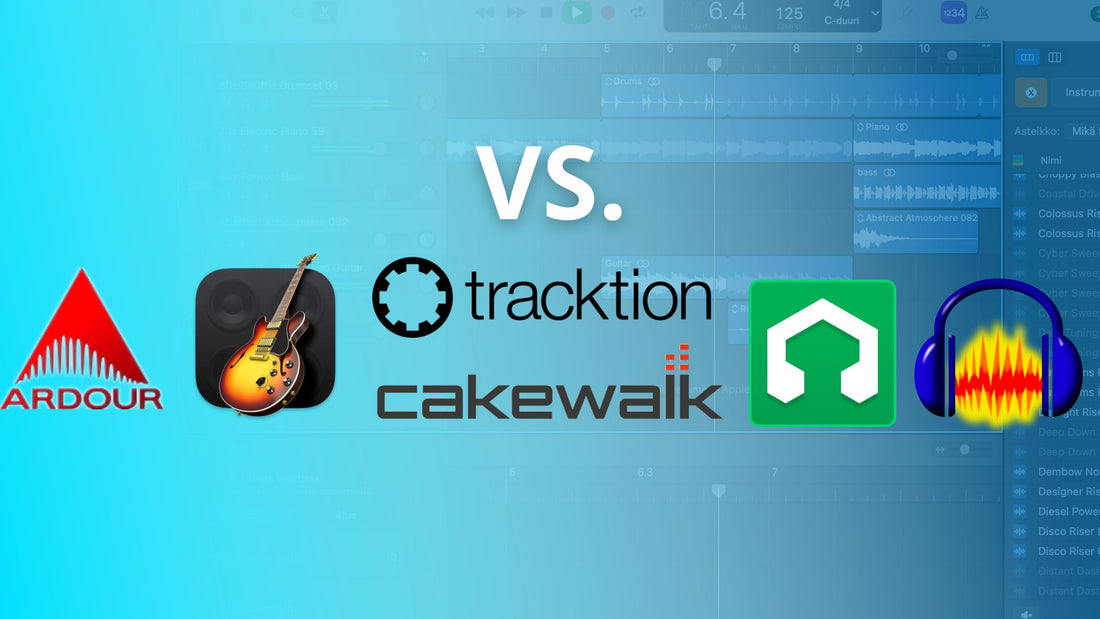 Free Digital Audio Workstation Comparison