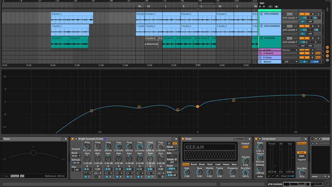 EQ in Ableton Live DAW