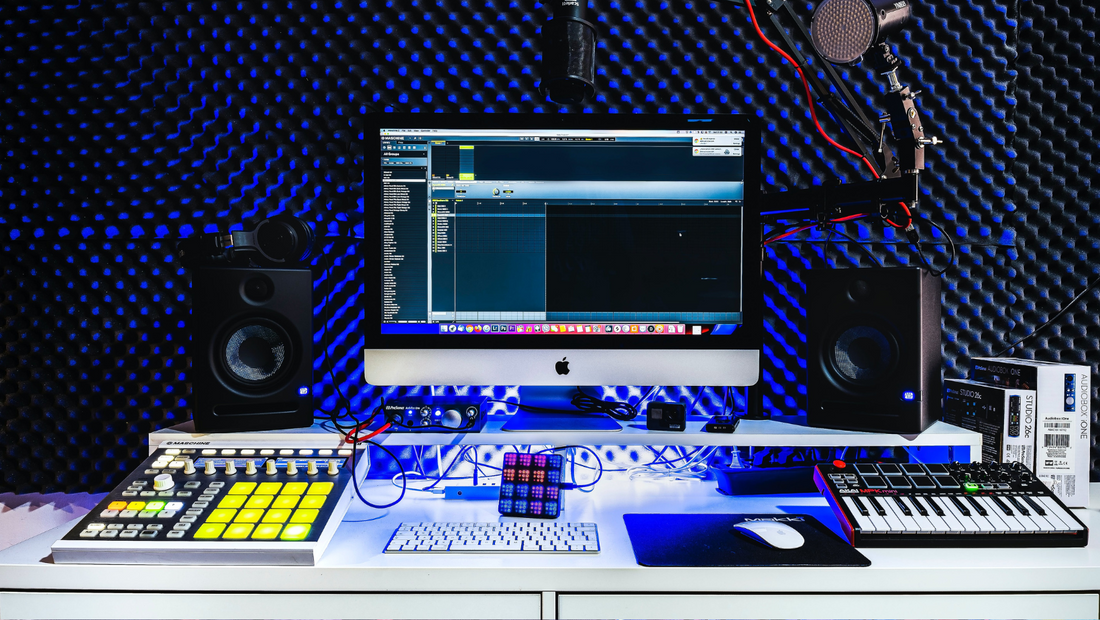 home music producing studio setup